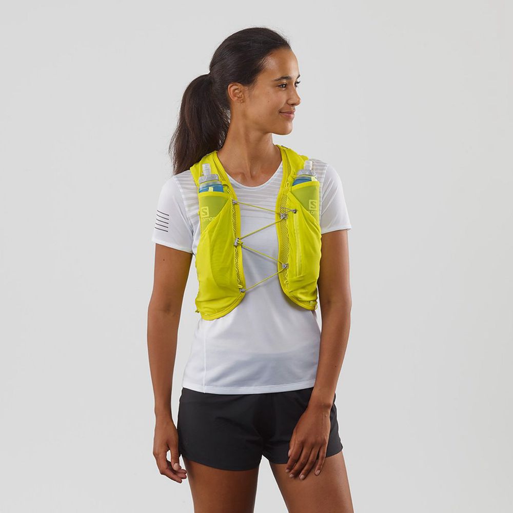 overflade Vi ses flydende Salomon Adv Skin 5 Set Hydration Pack Israel - Salomon Womens Trail Running  Packs Green
